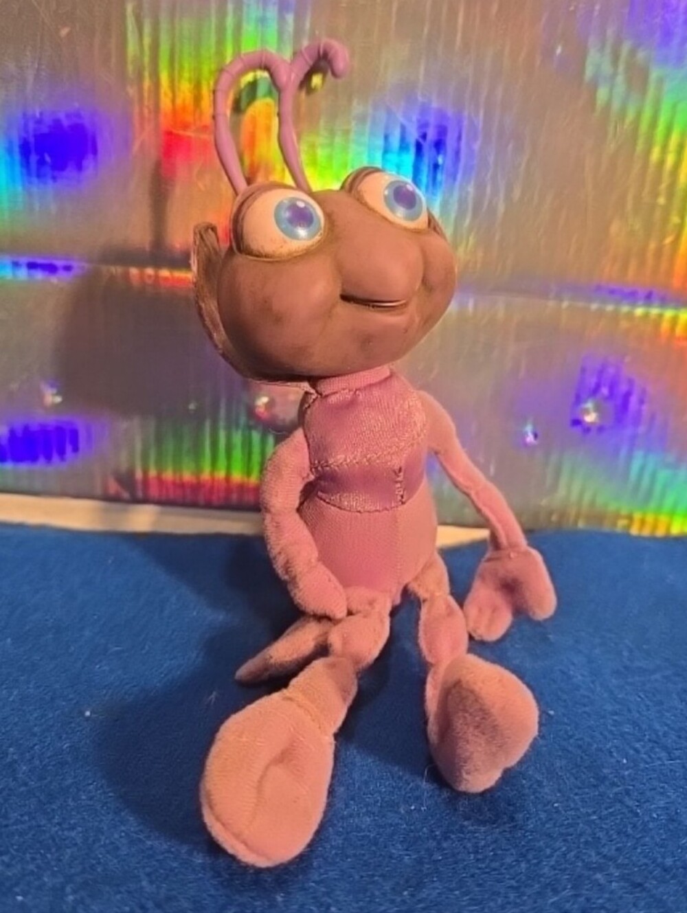 071326 A BUGS LIFE PRINCESS ATTA PLUSH PURPLE ANT DISNEY PIXAR 8" studio 18c